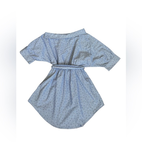 Zapelle unique artistic style top with tie belt cuffed sleeves size XS - Picture 11 of 12